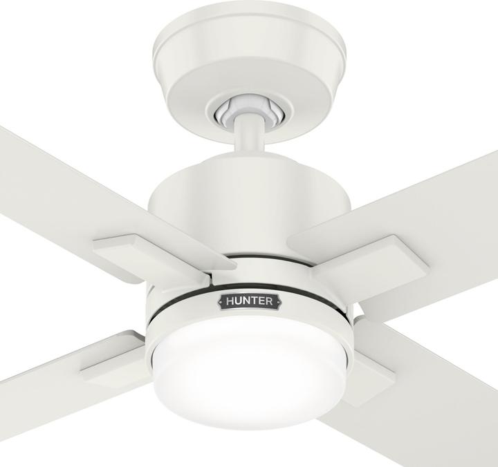 Actual product image Hunter Fans DC Deckenventilator Mila Weiss mit LED & Fernbedienung (44 dB)