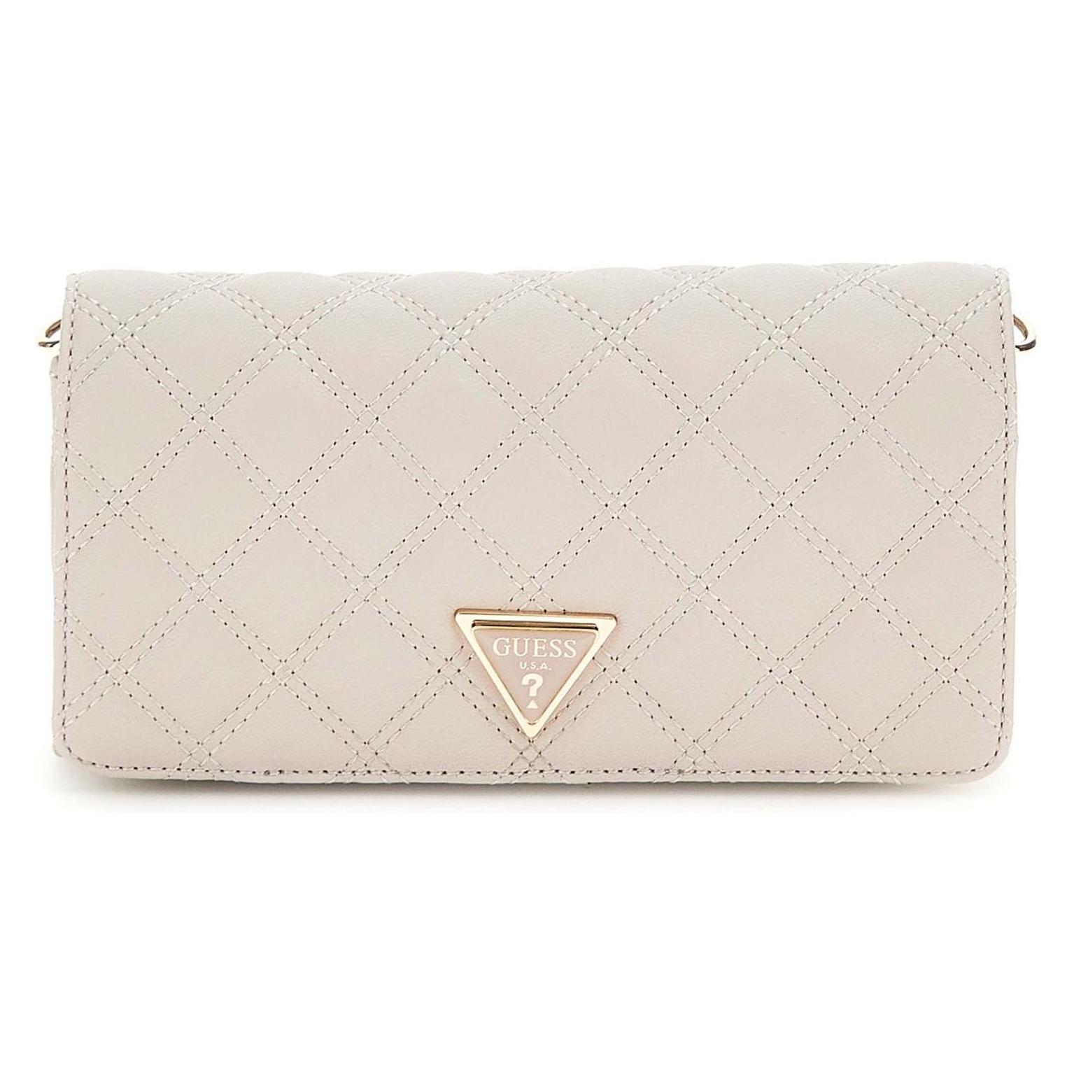 Guess, Damen, Handtasche, Giully Ii Xbody Flap Organizer, Beige