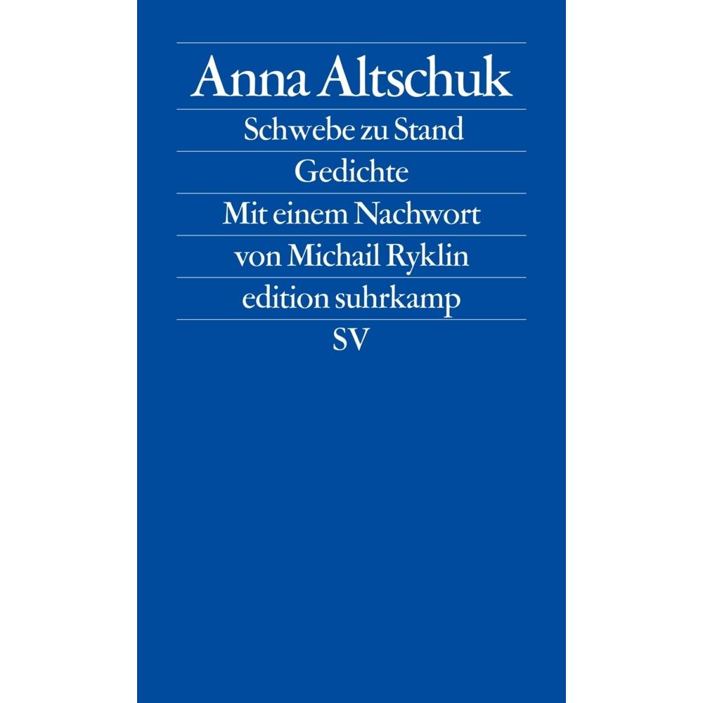 Edit.Suhrk.2610 Altschuk.Schwebe, Belletristik