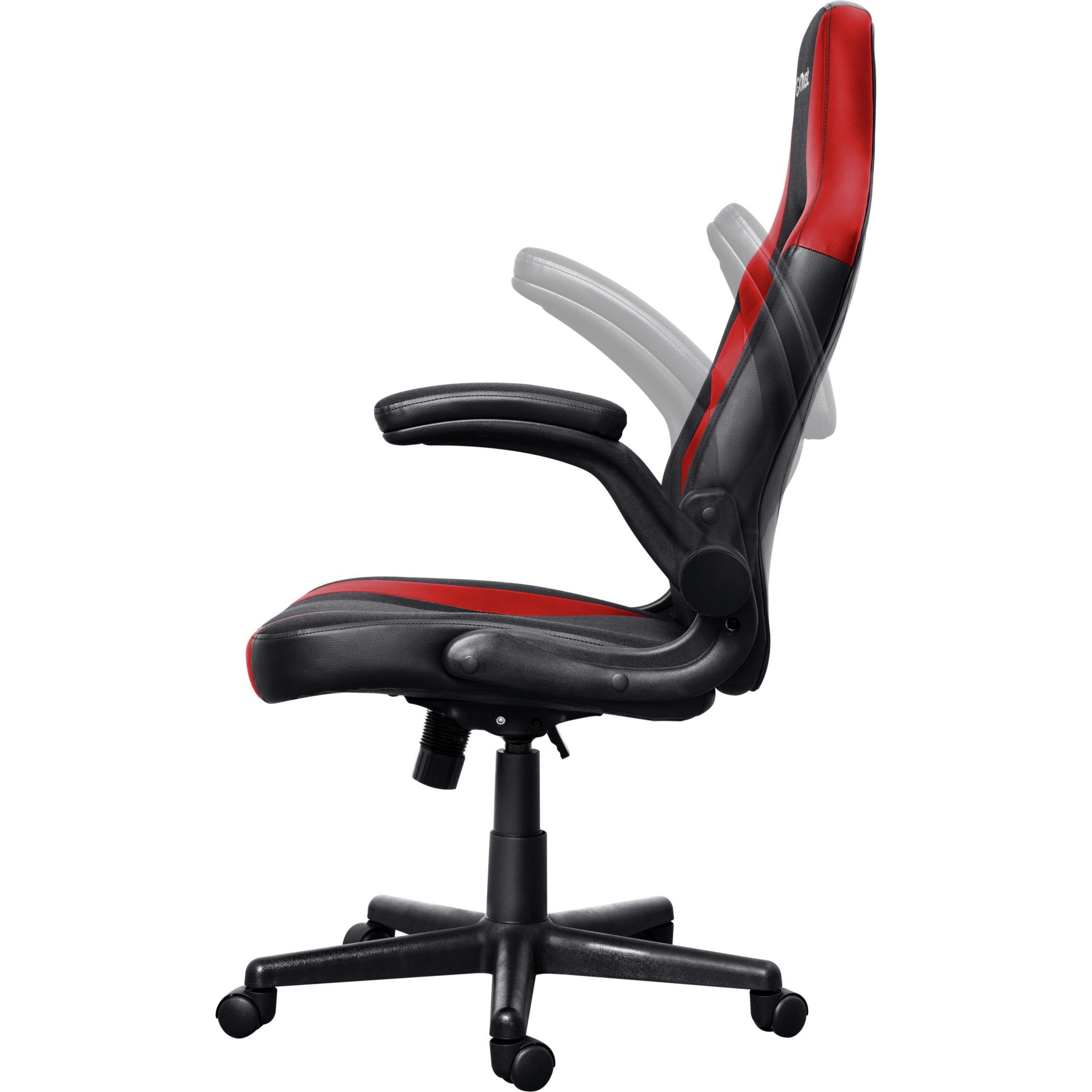 Trust GXT 703R Riye Gaming-Stuhl Schwarz/Rot, Gaming Stuhl, Rot