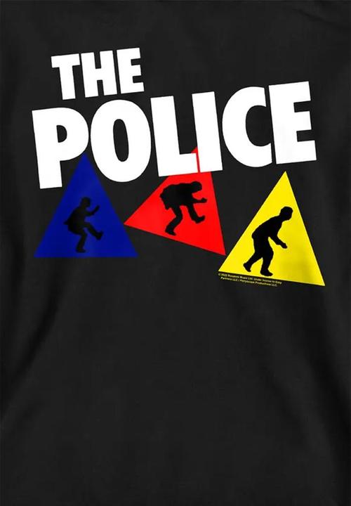 Produktbild The Police Dancing Triangles Kapuzenpullover Zum Überziehen (128)