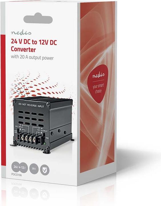 Produktbild Nedis Umrichter| 24 V DC - 12 V DC| 20 A Ausgang