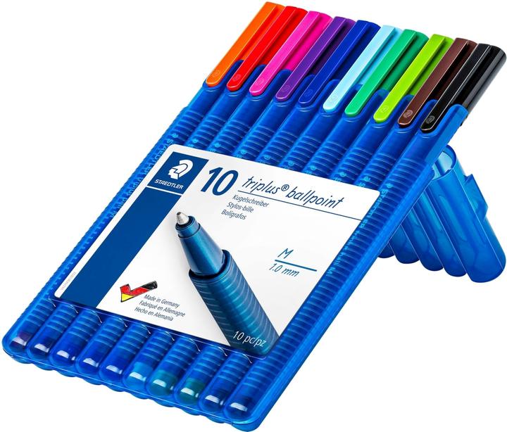 Actual product image Staedtler Triplus ball M Box 10 colours (10 colours, 10 x)