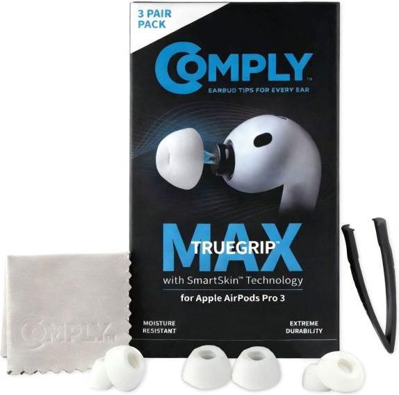 Actual product image Comply For Apple AirPods Pro 3 Version: Max - White Medium (M)