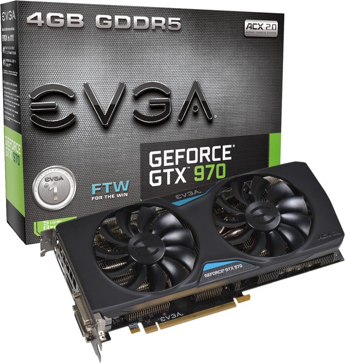 Produktbild EVGA GeForce GTX 970 FTW ACX 2.0 (4 GB)