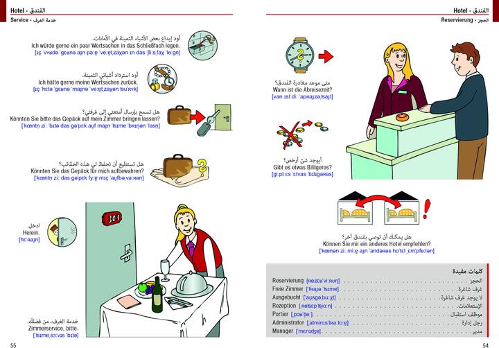 Produktbild Illustrierter Sprachführer Deutsch. Hauptsprache Arabisch (Deutsch, Max Starrenberg, 2016)