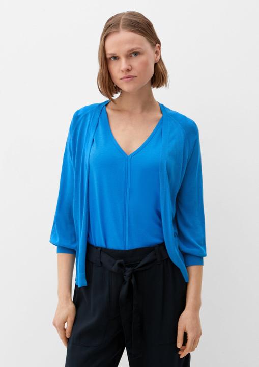 Produktbild s.Oliver Strickjacke Strickjacke aus Viskose (44)