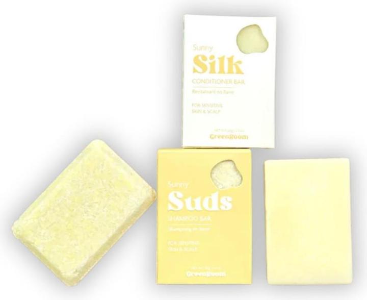 Actual product image Green Room Shampoo & Conditioner Set Sunny (720 ml, Solid shampoo)
