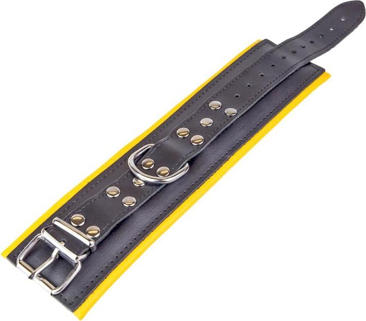 Actual product image The Red Leather ankle cuffs