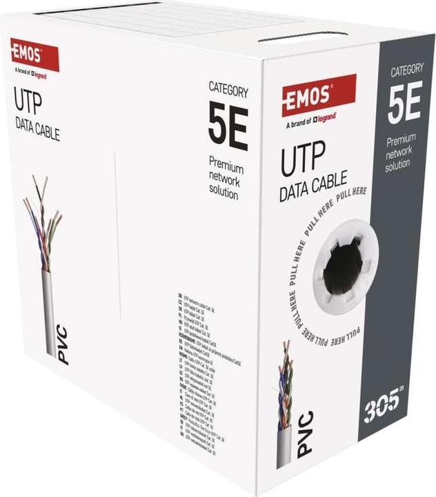 Produktbild Emos Datenkabel UTP CAT 5E, 305m (CAT5e, 305 m)
