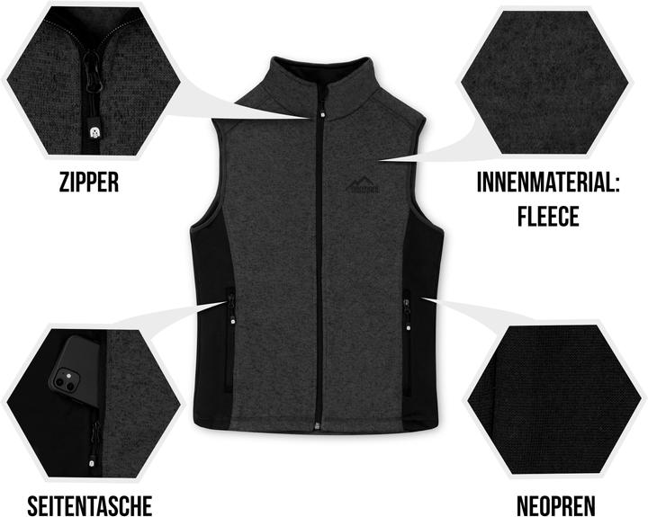 Produktbild Normani Herren Strick-Fleeceweste Shamattawa (L)