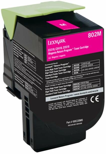 Actual product image Lexmark 80c20m0 (M)