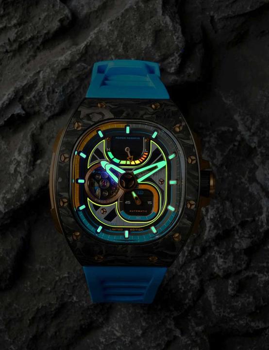 Actual product image Nubeo NB-6105-05 Viper (Power reserve display)