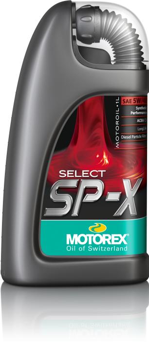 Actual product image Motorex Select SP-X (1 l, SAE 5W-40)