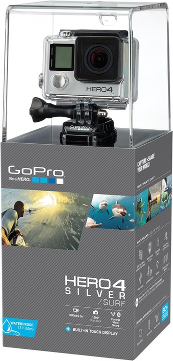 Actual product image GoPro Hero 4 Silver Edition (15p, Wi-Fi, Bluetooth)
