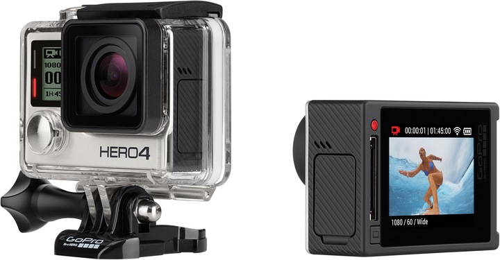 Actual product image GoPro Hero 4 Silver Edition (15p, Wi-Fi, Bluetooth)