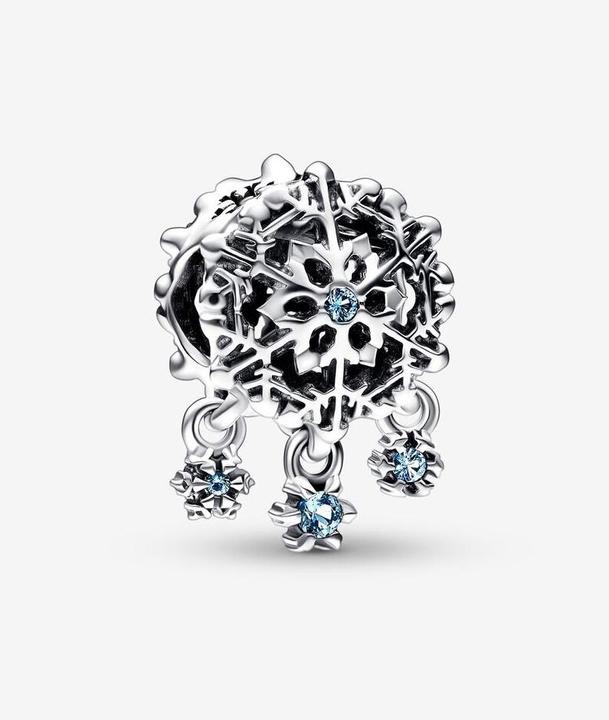 Actual product image Pandora Charm Icy Snowflake (Silver 925, Enamel)