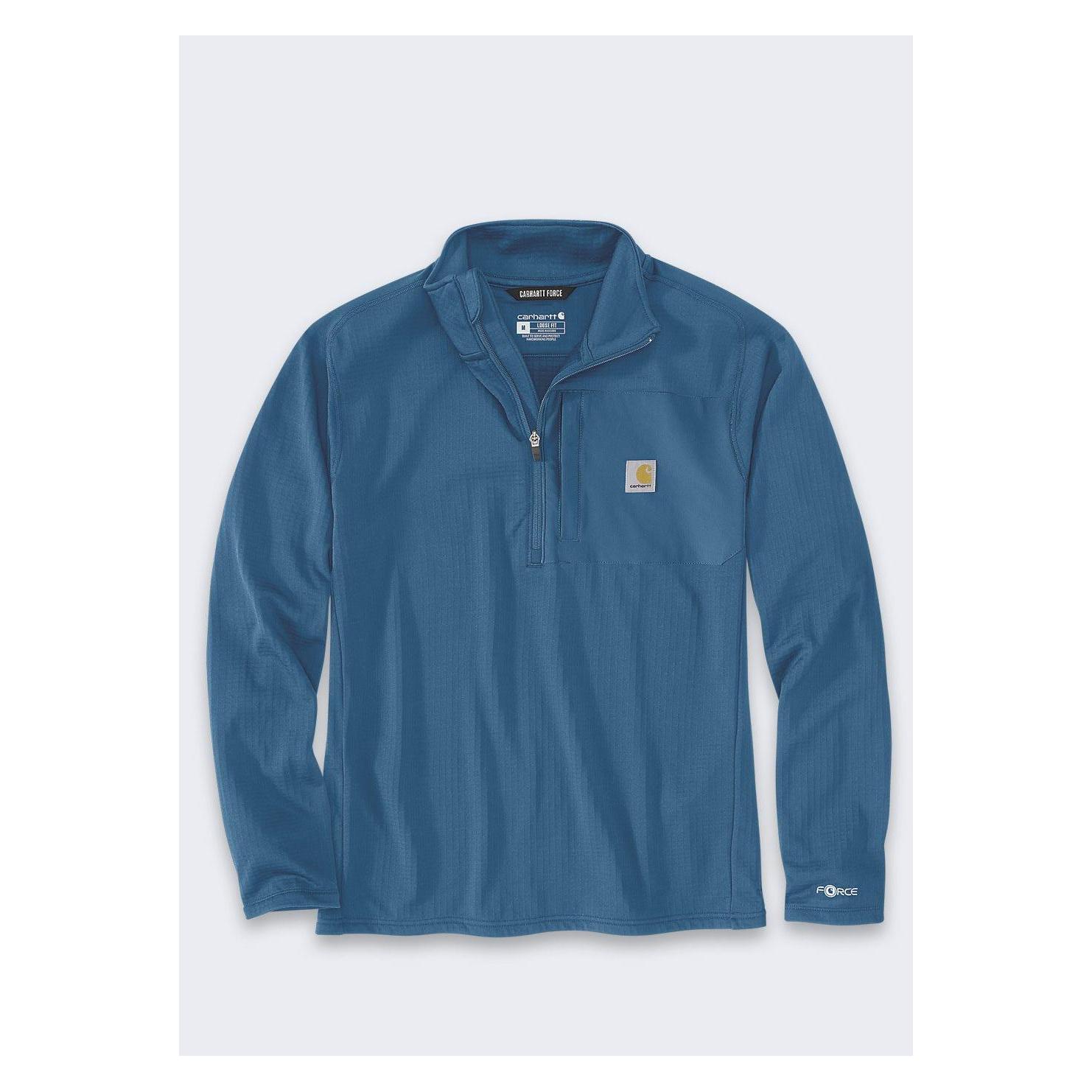 Carhartt, Werk Top, Technical Force – Dunkles T-Shirt Mit Stehkragen (L)