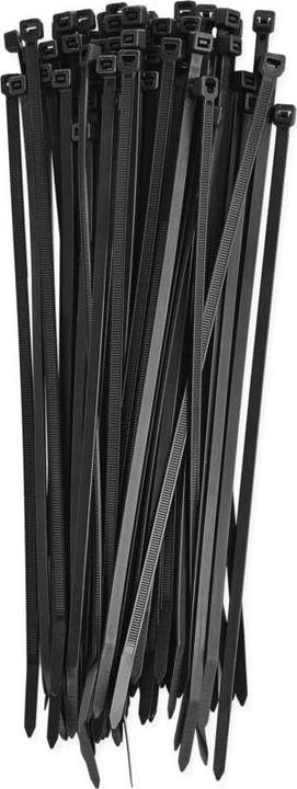 Produktbild Emos Kabelbinder 250×4,8, schwarz, 100 Stk (Kunststoffkabelbinder, 250 mm, 100 Stk.)