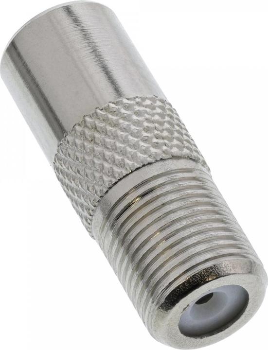Produktbild InLine IEC- Stecker (Antenne) auf F-Buchse (Stecker und Verbinder)