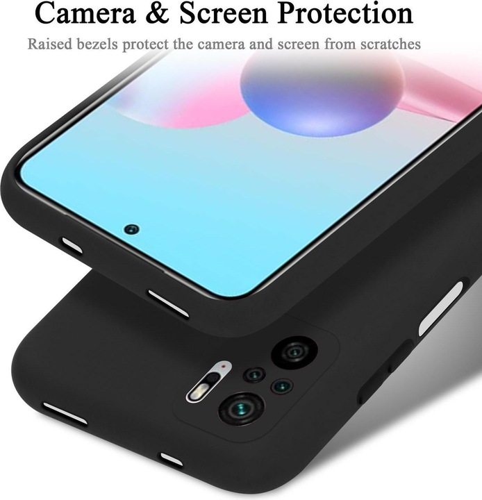 Produktbild Cadorabo TPU Liquid Silicone Case Cover (Xiaomi Redmi Note 10S, Xiaomi Mi Note 10, Xiaomi Redmi Note 10)