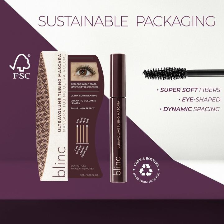 Actual product image Blinc UltraVolume Tubing Mascara Black (9ml) (Black)