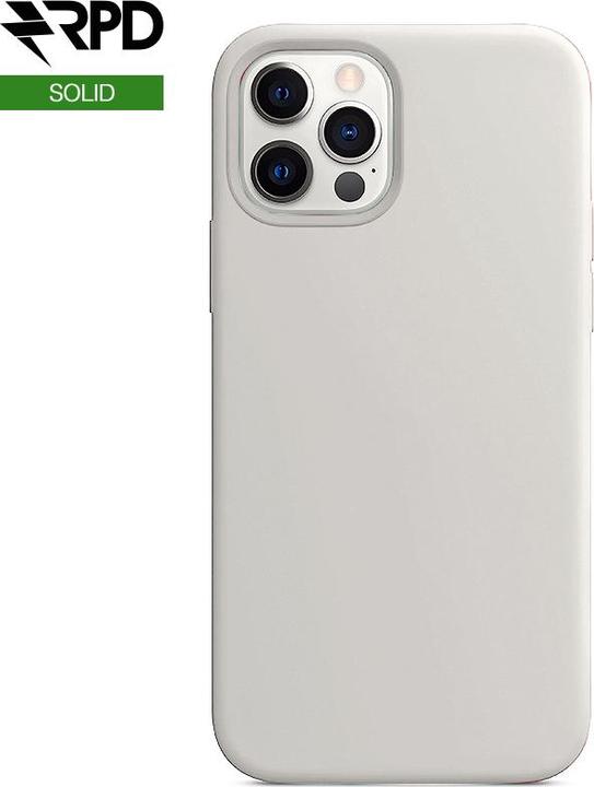 Produktbild RPD iPhone 12 Pro Max - Silicone Case weiss, solid (Apple iPhone 12 Pro Max)