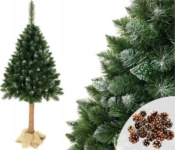 Actual product image Lean Toys Christmas tree on the trunk (180 cm)