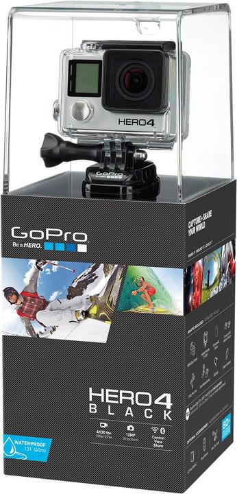 Produktbild GoPro Hero 4 Black Edition (30p, WLAN, Bluetooth)