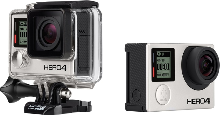 Image du produit GoPro Hero 4 édition noire (30p, WiFi, Bluetooth)