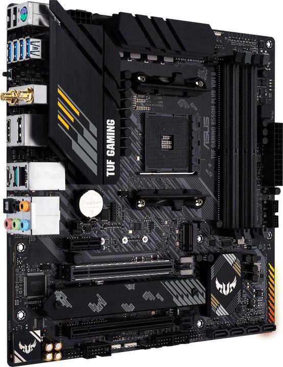 Actual product image ASUS TUF GAMING B550M-PLUS WIFI II (AM4, AMD B550, mATX)