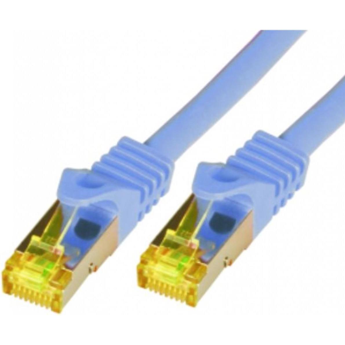 M-Cab Netzwerkkabel (S/FTP, PiMF, CAT7, 0.50 m), Netzwerkkabel