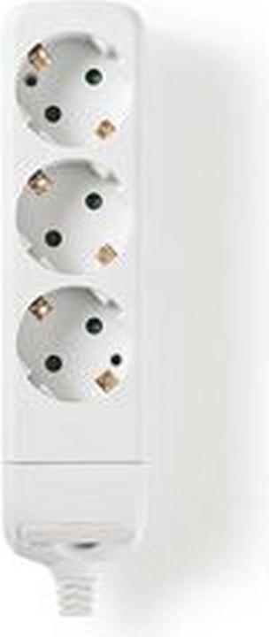 Image du produit Nedis Prise multiple avec Protec cion 3 prises, blanc (1.50 m, CEE 7/7, Type 13)