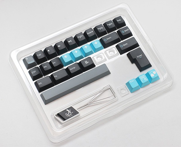 Actual product image Ducky Skyline PBT Tripleshot Set - 133 Keycaps