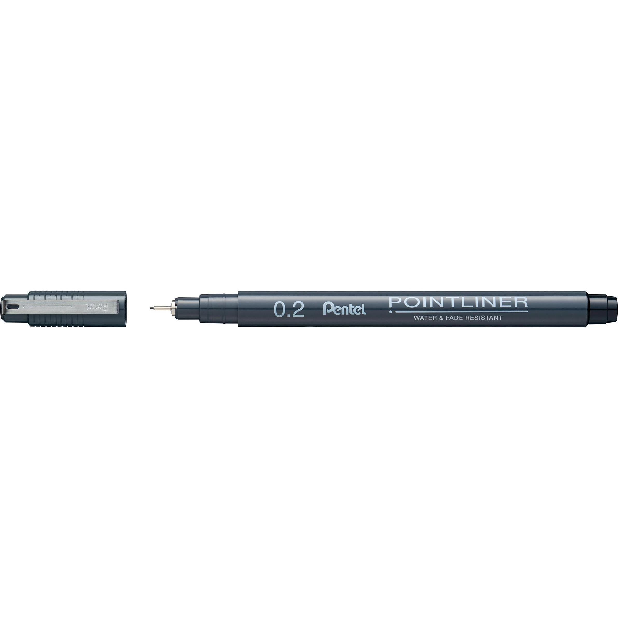 Pentel, Schreibstifte, Fineliner Pigment (Schwarz, 1 x)