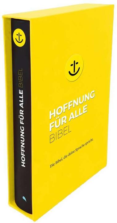 Immagine prodotto Hoffnung für alle. Die Bibel - "Black Hope Geschenkbibel" - Grossformat mit Loch-Stanzung im gelben (Tedesco, Biblica Inc., Fontis - Fontana Basilea, Inc. biblica, 2020)