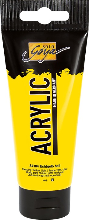 Image du produit Kreul Basic Acryl 100ml (Jaune véritable-Clair, 100 ml)
