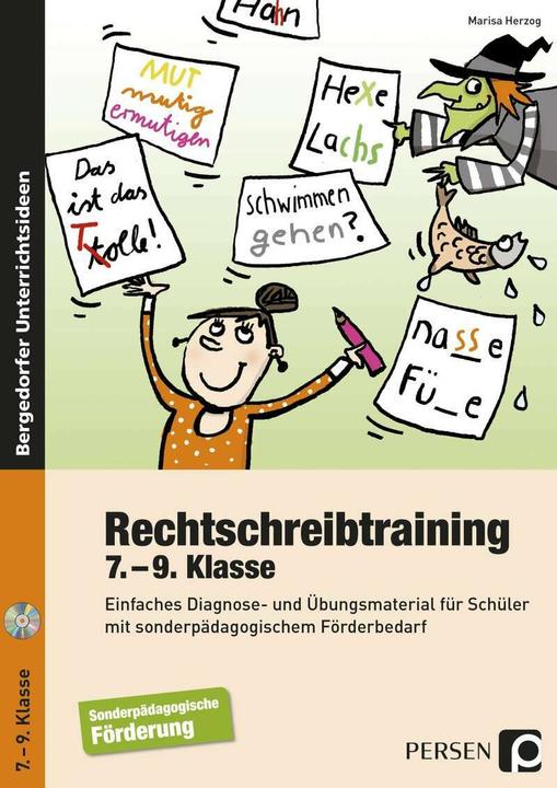 Produktbild Rechtschreibtraining - 7.-9. Klasse (Deutsch, Marisa Herzog, 2016)