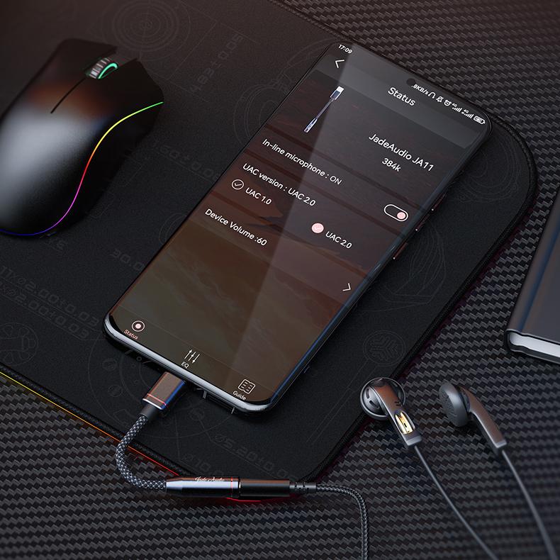 DAC Amplificatore FiiO JA11 Jade Audio - Dongle USB-C Per Cuffie, Nero - Foto 4