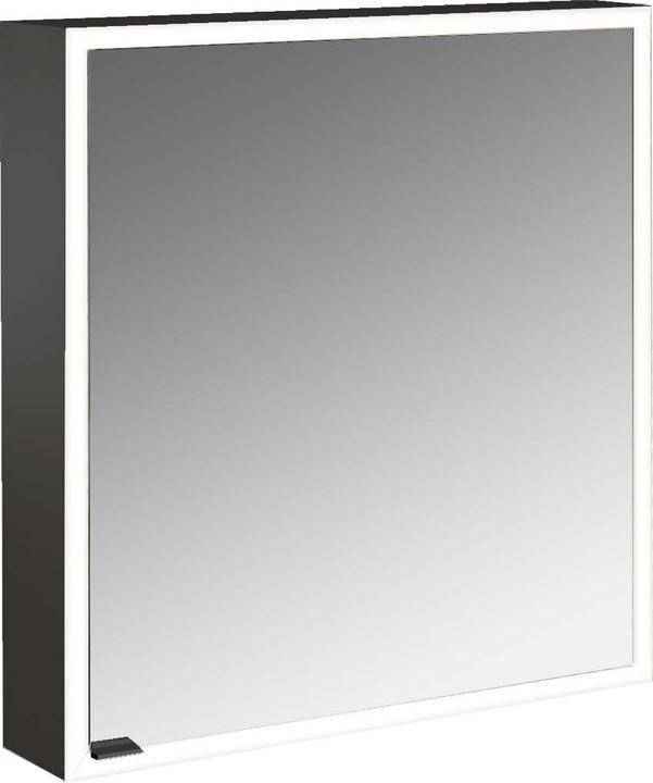 Emco prime Facelift verlichte spiegelkast, 600 mm, 1 deur, stop rechts, met spiegelende zijwanden (60 x 15.20 x 70 cm)