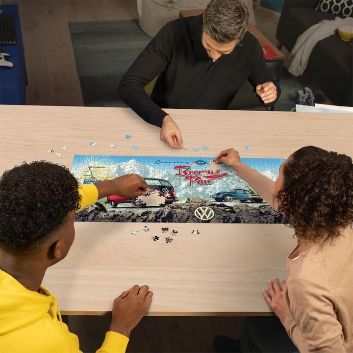 Productafbeelding Ravensburger Met de VW Bulli over de Brennerpas (1000 onderdelen)