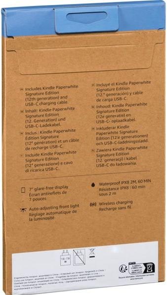Image du produit Amazon Kindle Paperwhite 2024 12th Gen Signature (7", 32 Go, Métallique)