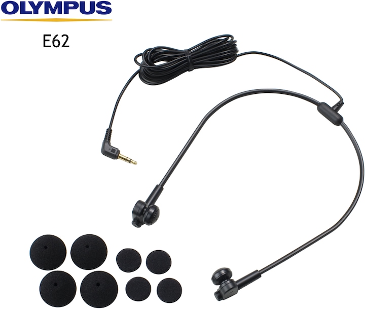 Actual product image Olympus E-62 Stereo transcription headset
