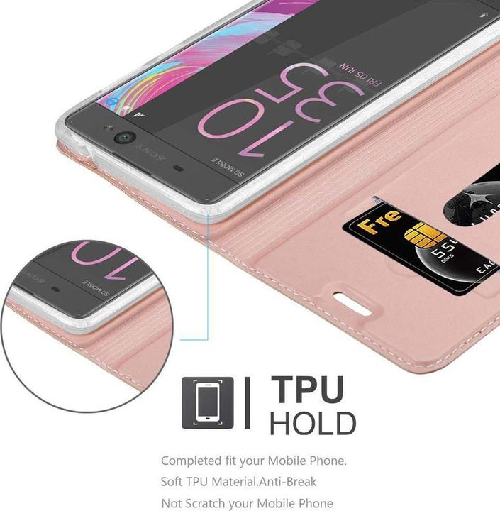 Actual product image Cadorabo Book Classy Style Cover (Sony Xperia XA)