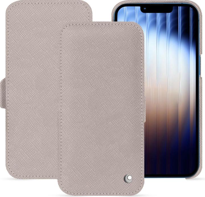 Actual product image Noreve Horizontal leather flap shell (Apple iPhone 16e)
