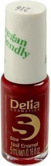 Produktbild Delia Cosmetics Cosmetics Vegan Friendly Nail Polish Size S No. 216 Cherry Bomb 5ml (Cherry bomb, Farblack)