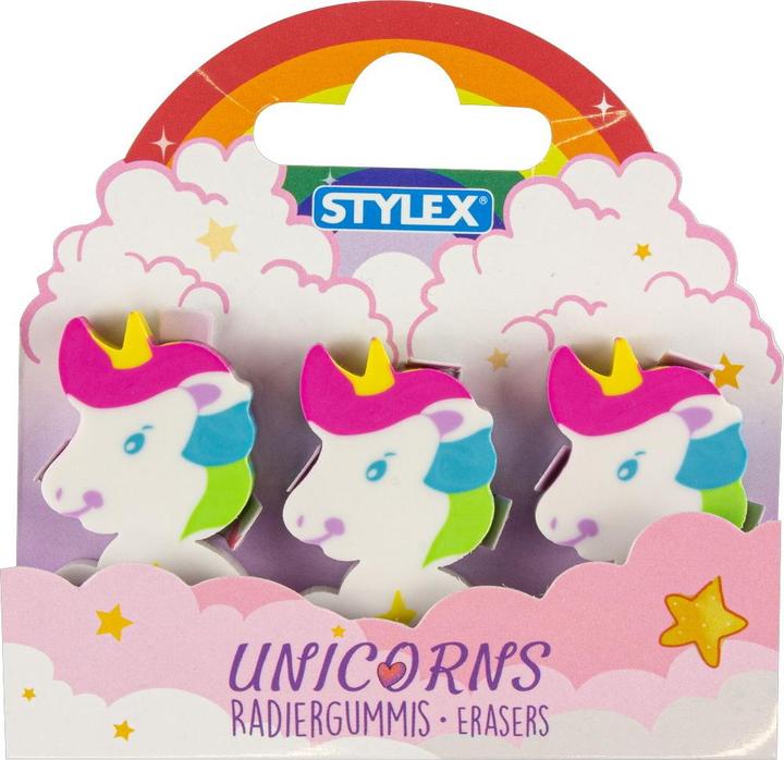 Image du produit Stylex 34091 Jeu de gommes, 3 pièces