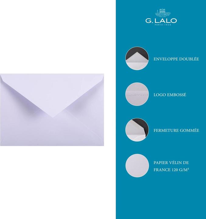 Actual product image Clairefontaine Umschläge (120 x 229 mm, 160x)