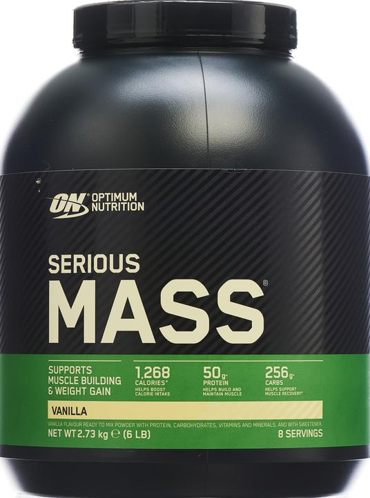 Produktbild Optimum Nutrition Serious Mass (Vanille, Sportgetränkepulver, 1 x, 3.02 g)
