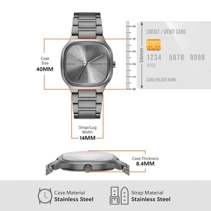 Immagine prodotto Skagen Herrenuhr MELLEM (Orologio da polso analogico, 40 mm)